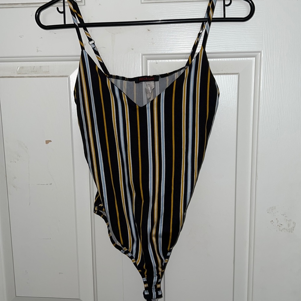 Multi colored body suit